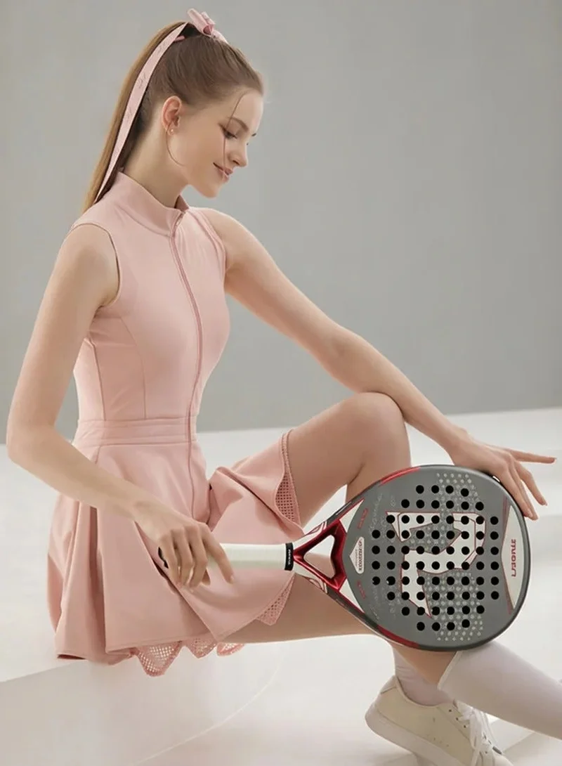 SVL Pink Padel & Tennis Dress with Built-in Shorts - Light Pink - SVL for Women | Best Price UAE